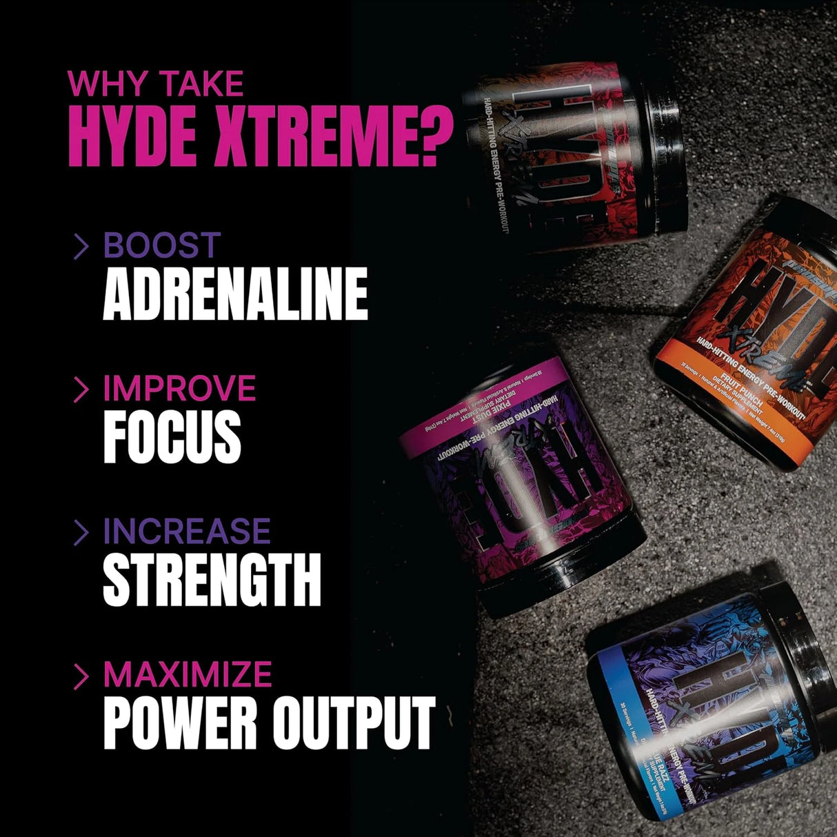 ProSupps HYDE XTREME Pre-Workout - 15 Servings