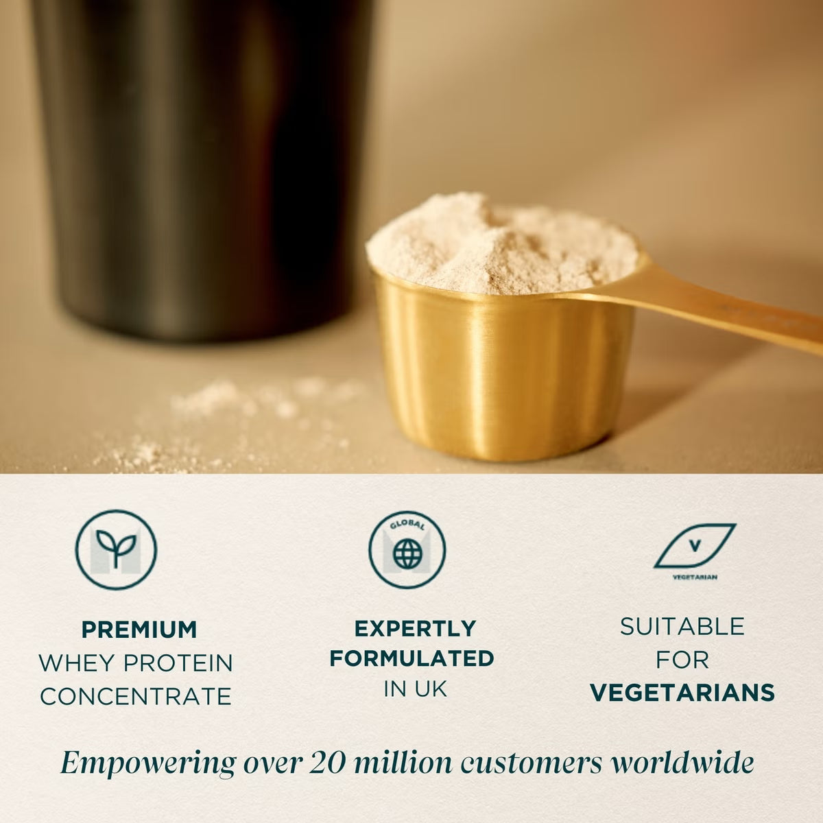MyProtein Impact Whey Protein | 22g Protein | Supports Muscle Growth | 1 Kg, 33 Servings