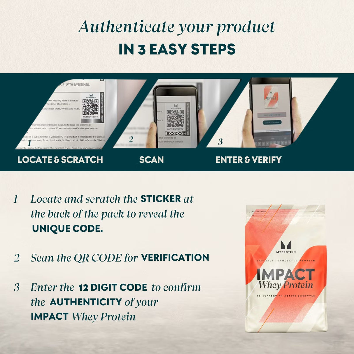 MyProtein Impact Whey Protein | 22g Protein | Supports Muscle Growth | 2.5 Kg, 83 Servings