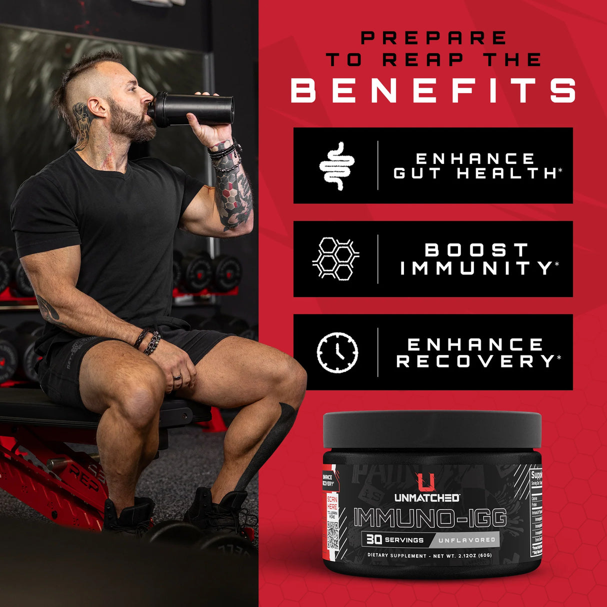 Unmatched Immuno-IGG, 30 Servings