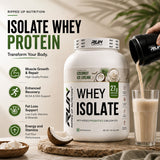 Ripped Up Nutrition Whey Protein Isolate | 27g Protein, Low Carb & Fat | 1.81 Kg, 55 Servings