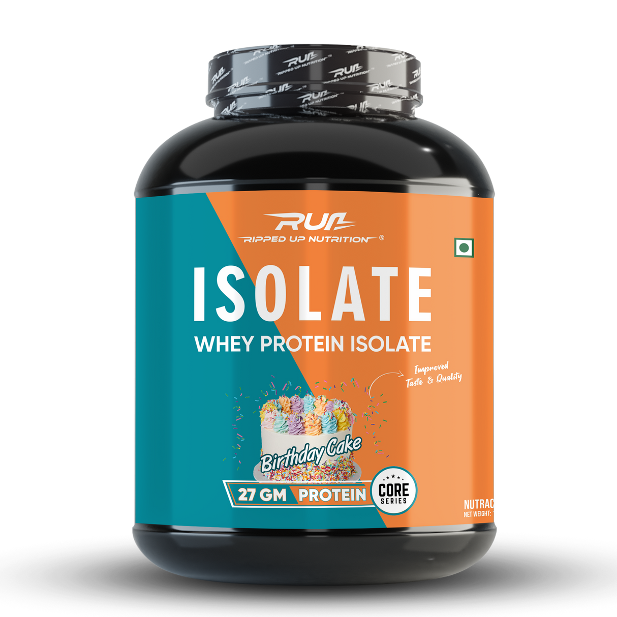 Ripped Up Nutrition Whey Protein Isolate | 27g Protein, Low Carb & Fat | 1.81 Kg, 55 Servings