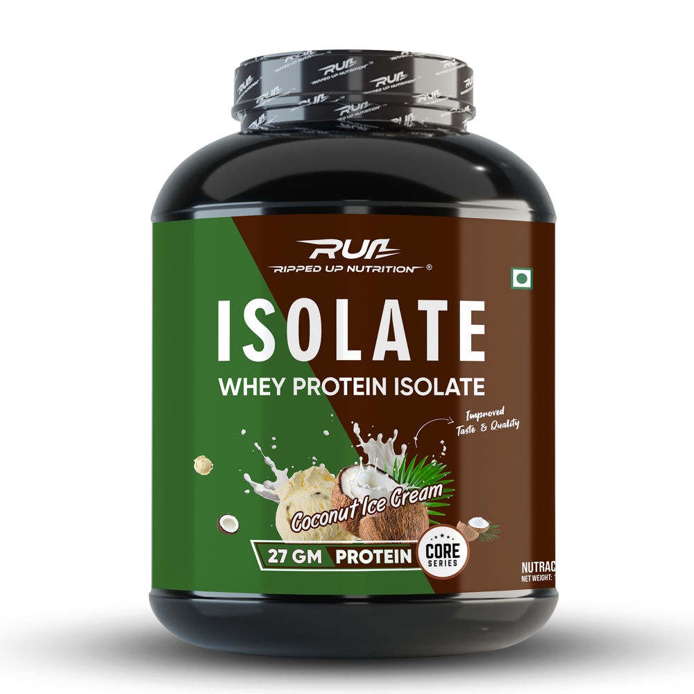 Ripped Up Nutrition Whey Protein Isolate | 27g Protein, Low Carb & Fat | 1.81 Kg, 55 Servings
