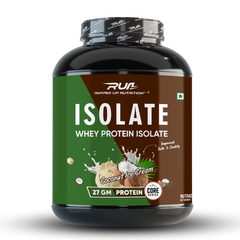 Ripped Up Nutrition Whey Protein Isolate | 27g Protein, Low Carb & Fat | 1.81 Kg, 55 Servings