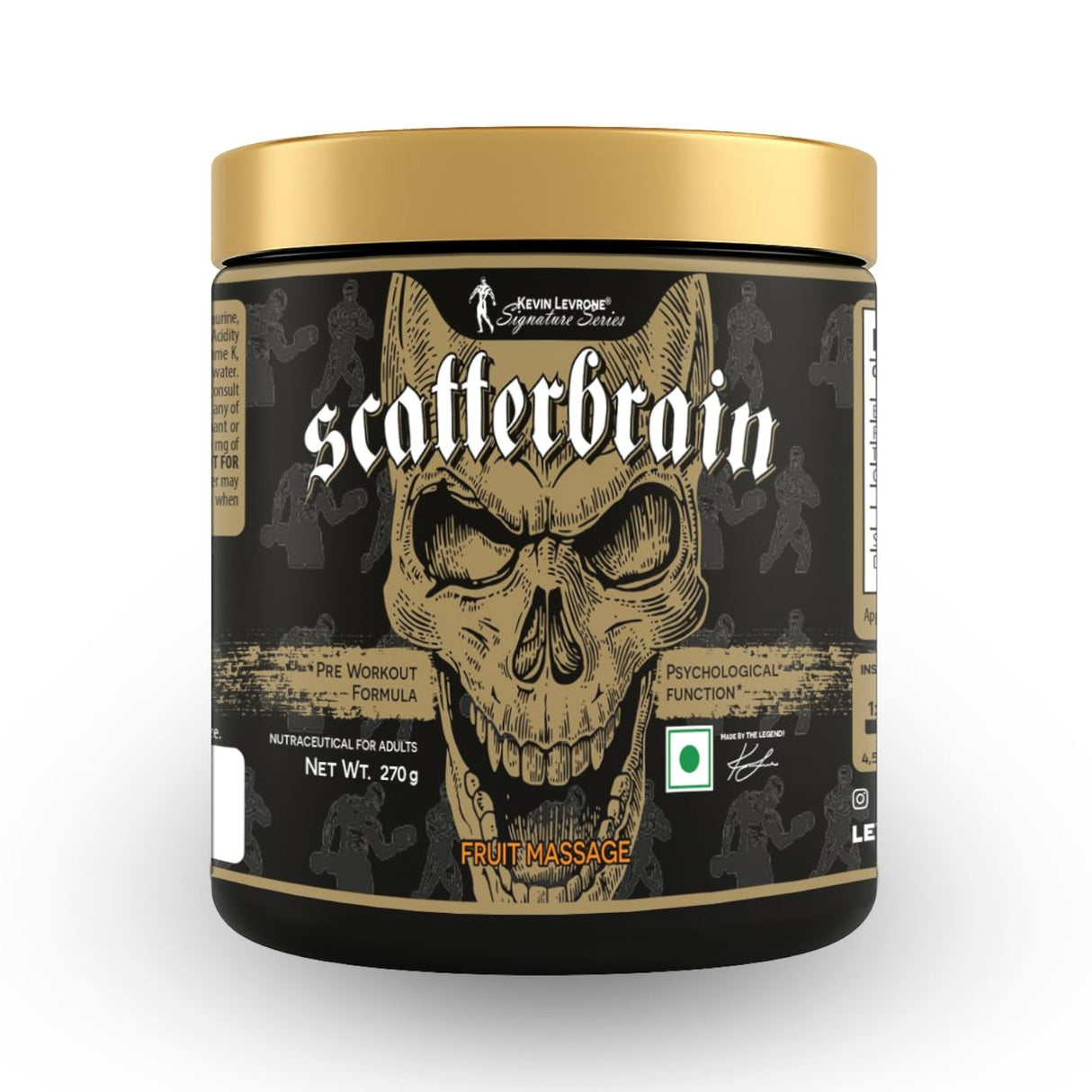 Kevin Levrone Scatterbrain Pre-Workout, 270 Gm - 60 Servings