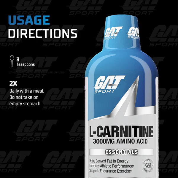 GAT L-Carnitine Liquid 3000 mg - 32 Servings