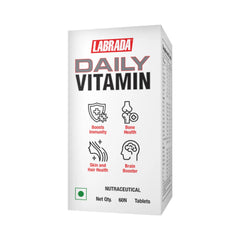 Labrada Daily Multivitamin | Health & Immunity Booster with Zinc & Vitamin C | 60 Tablets