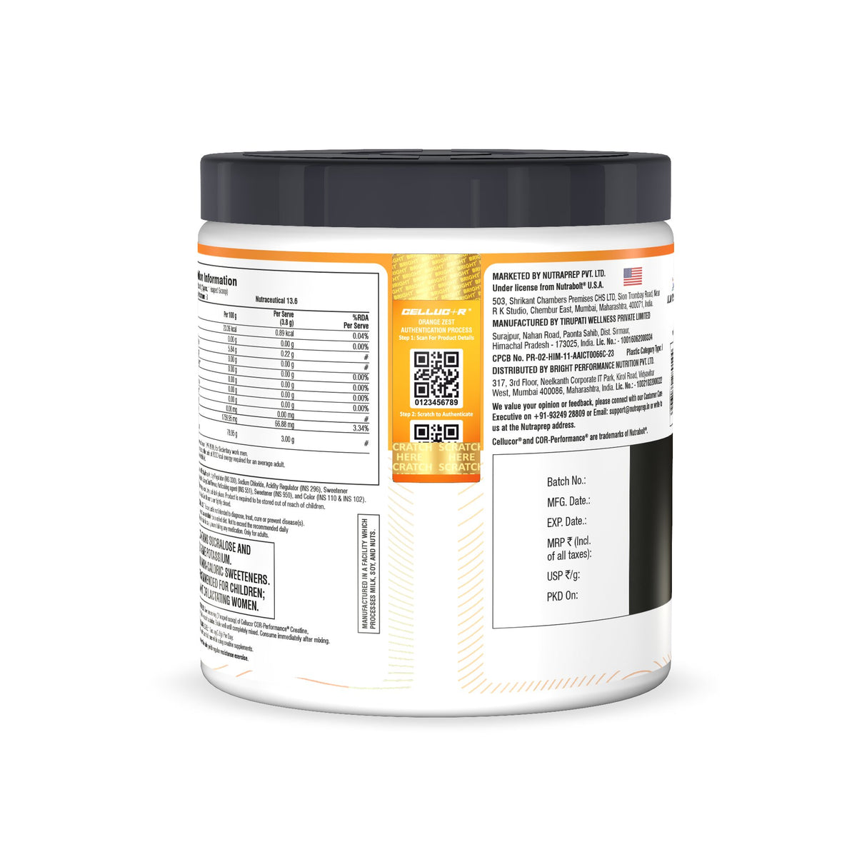 Cellucor Creatine Cor-Performance - 83 Serving | 315g