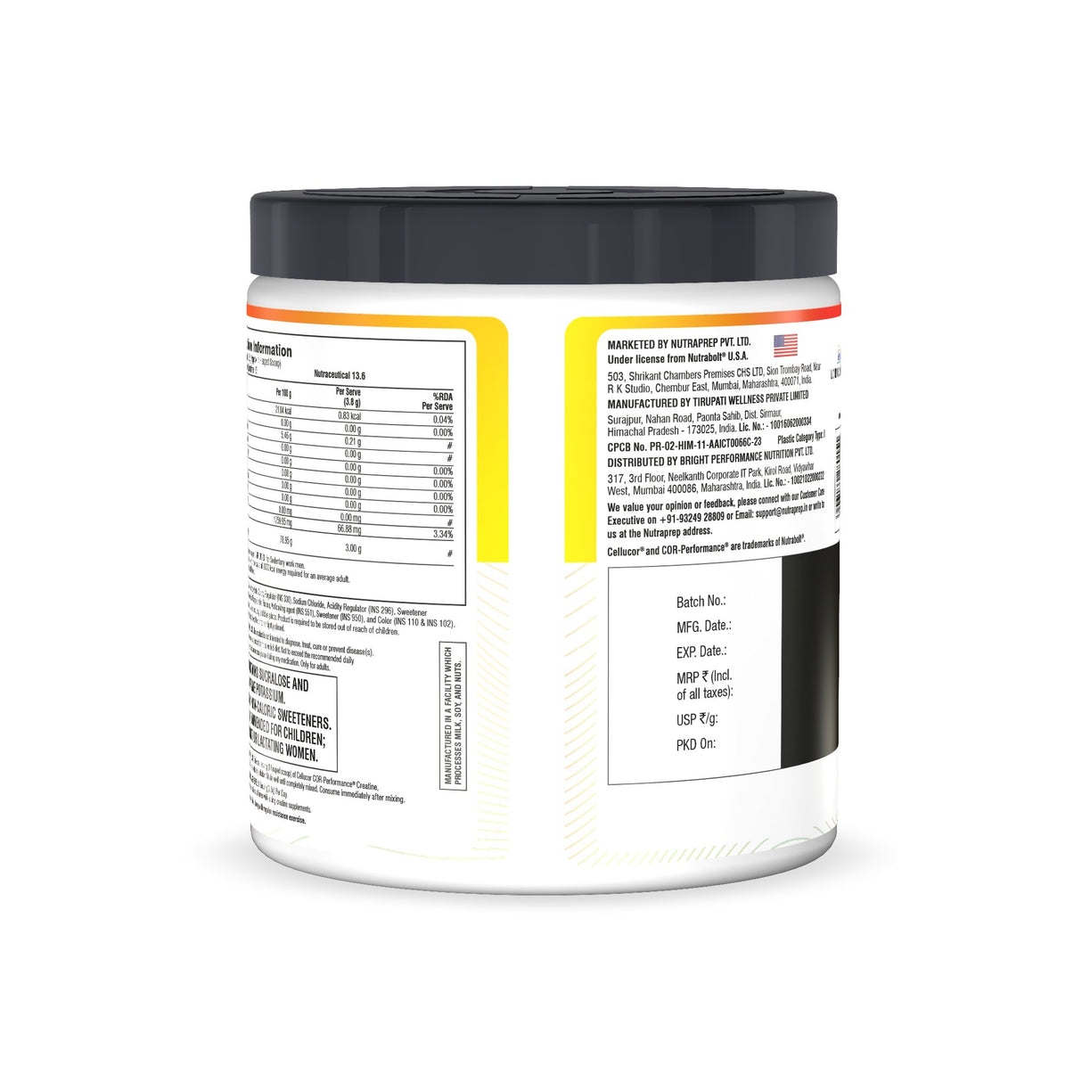 Cellucor Creatine Cor-Performance - 83 Serving | 315g