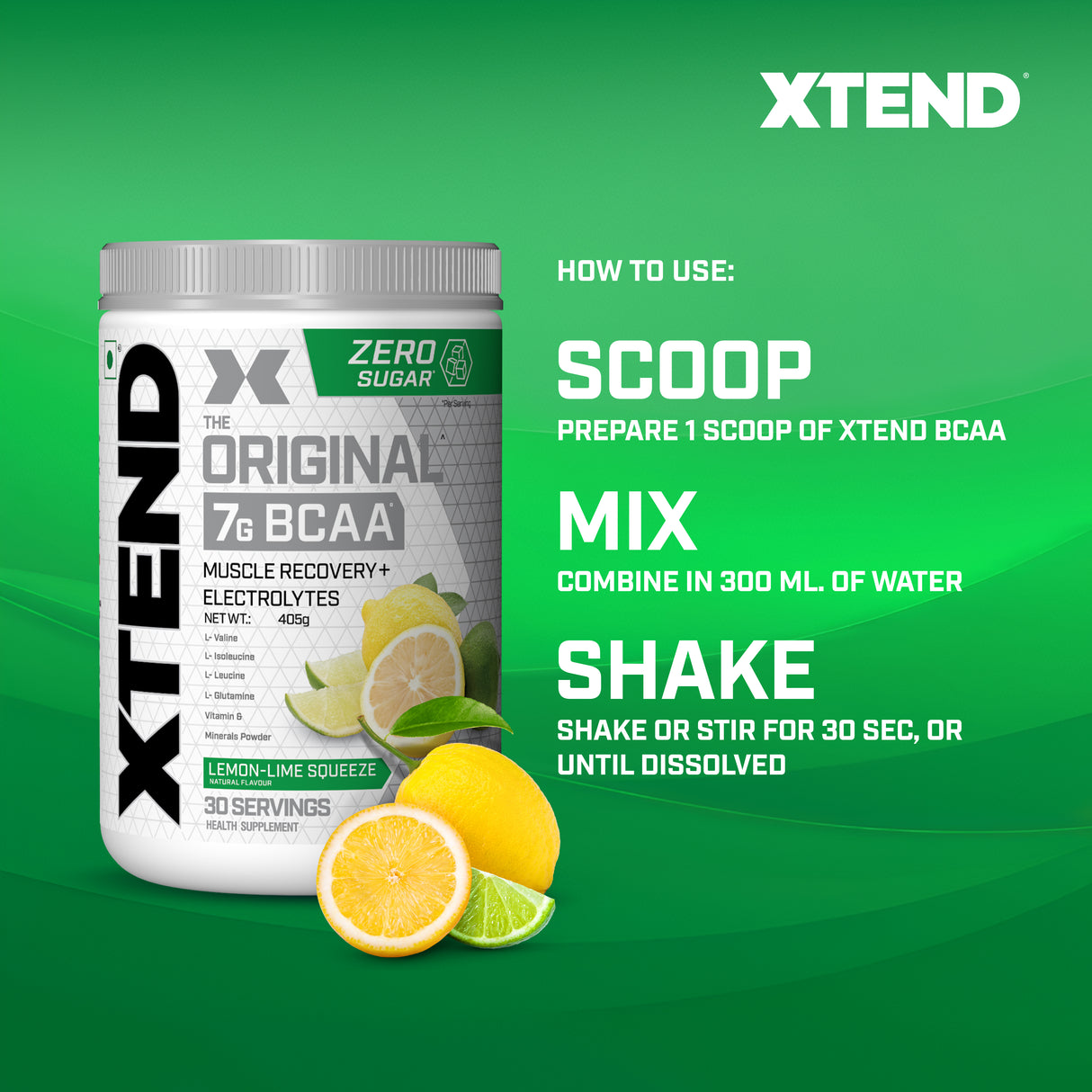 Xtend Original BCAAs Powder - 30 Servings