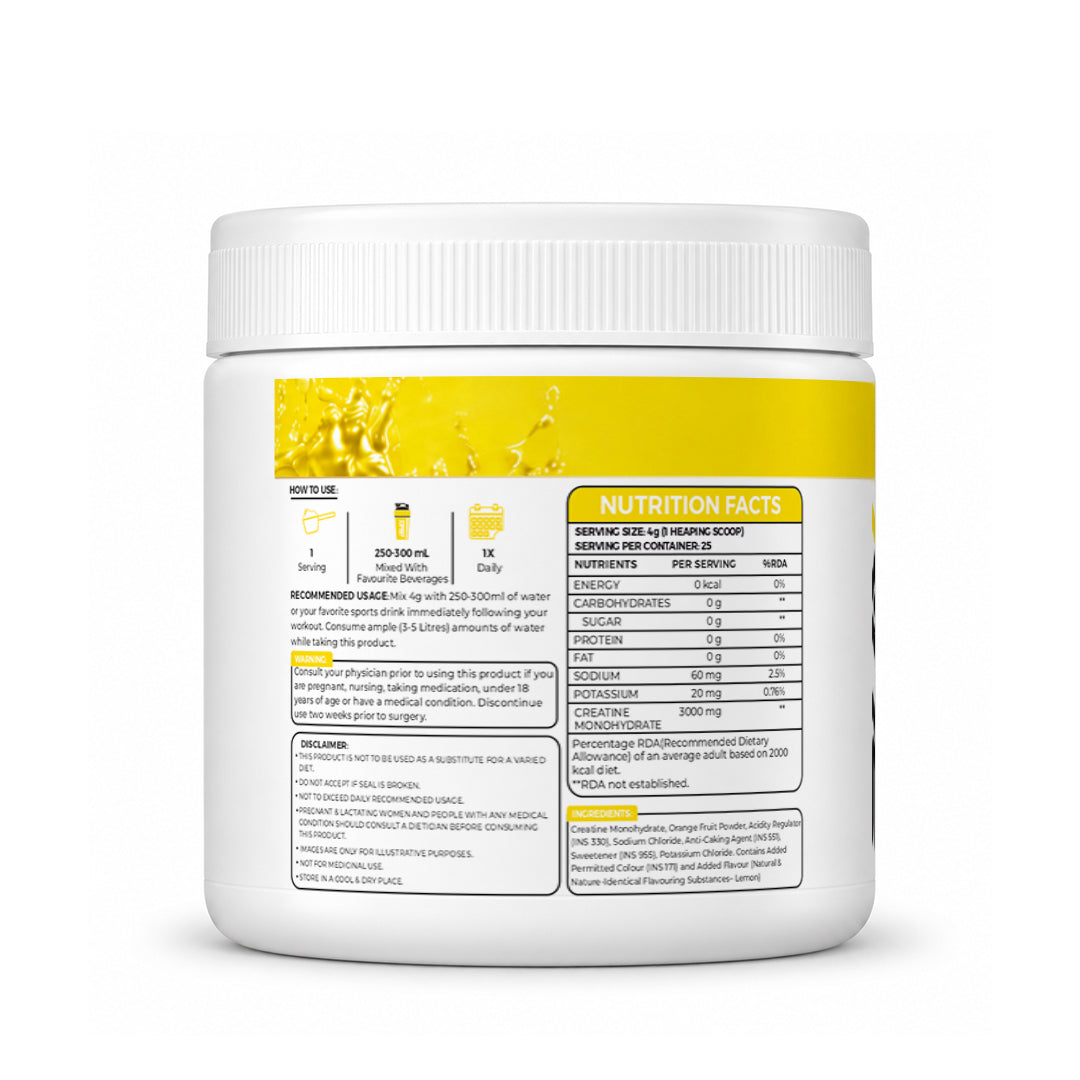 Ripped Up Nutrition Creatine Monohydrate | Strength and Performance Support | 100gm
