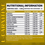 Ripped Up Nutrition Liquid L-Carnitine 3500mg | Weight Management Supplement | 450ml
