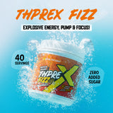 Healthfarm Thpre X Fizz Pre-Workout Powder – 40 Servings | Energy, Focus & Hydration Support | 400g