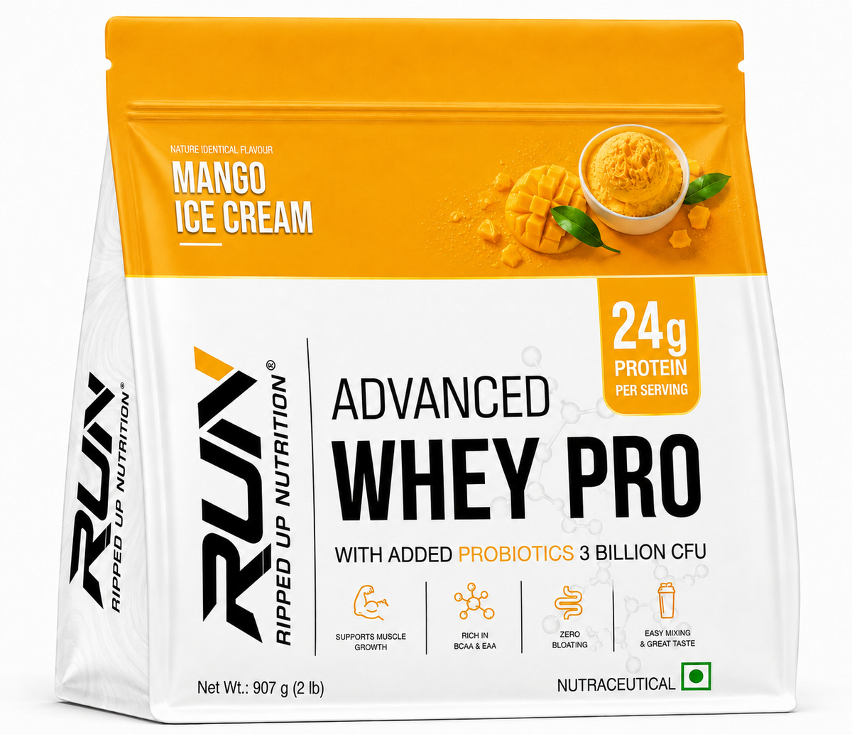 Ripped Up Nutrition Whey Pro (Trustified) | 24g Protein, 0g Sugar | 907g, 26 Servings