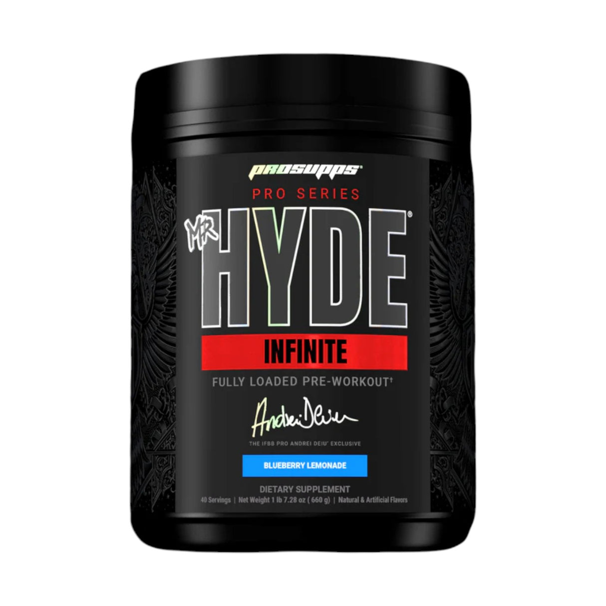Prosupps Mr. HYDE Infinite Fully Loaded Pre-Workout | Andrei Deiu Edition | 650gm, 50 Servings