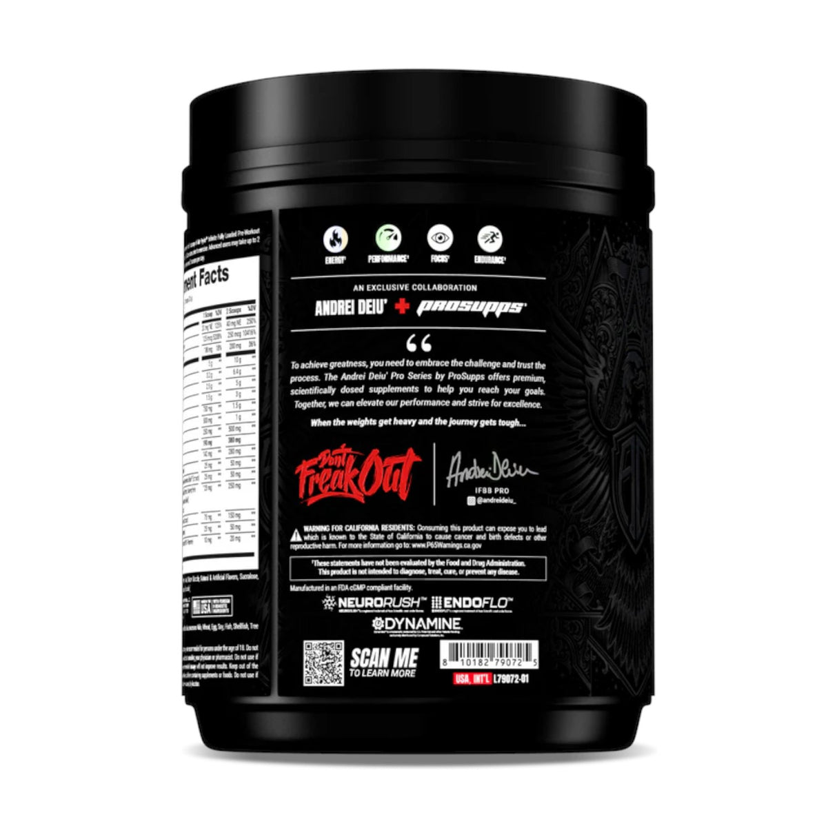 Prosupps Mr. HYDE Infinite Fully Loaded Pre-Workout | Andrei Deiu Edition | 650gm, 50 Servings