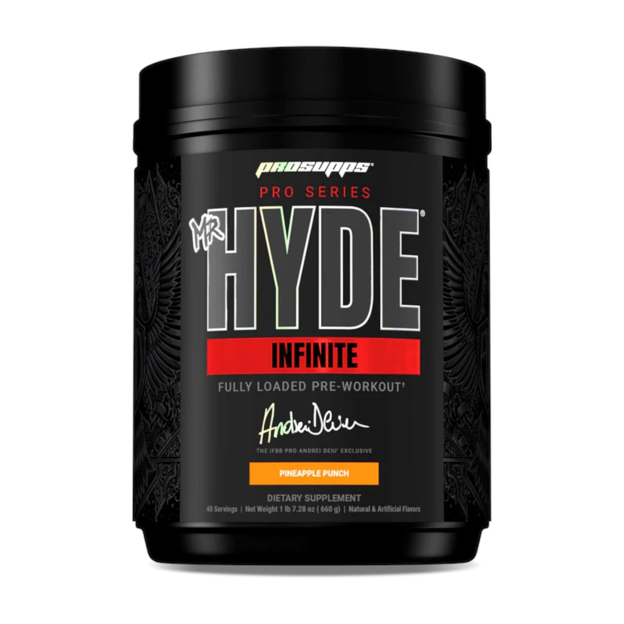 Prosupps Mr. HYDE Infinite Fully Loaded Pre-Workout | Andrei Deiu Edition | 650gm, 50 Servings
