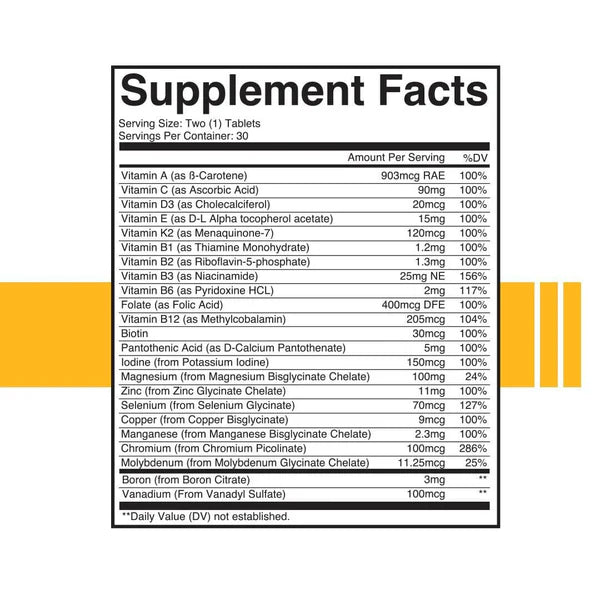 CONDEMNED Multivitamin - 60 Tablets