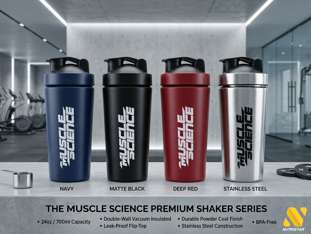 Muscle Science Steel Shaker 750 ml