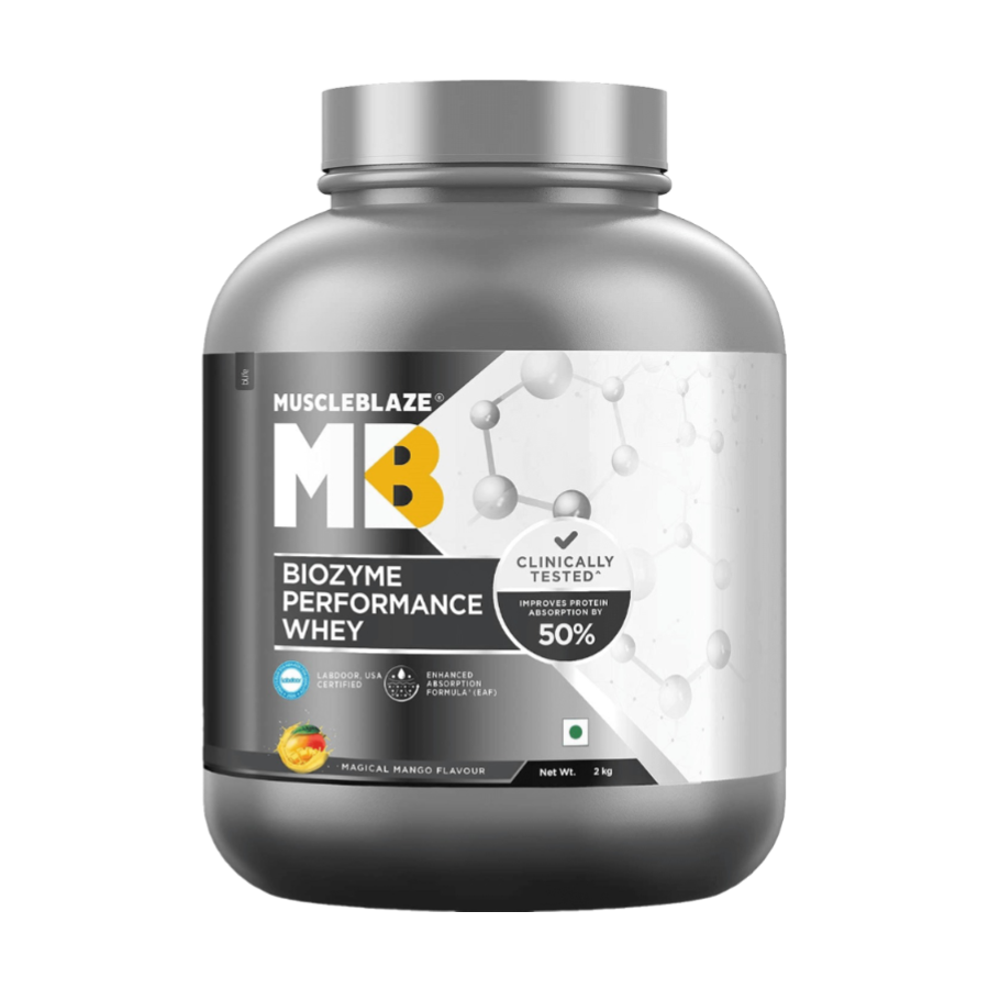 MuscleBlaze Biozyme Performance Whey - 4.4 Lbs - Nutristar