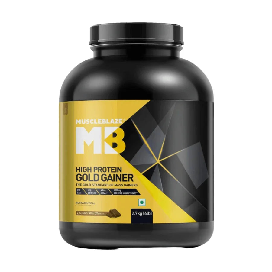 MuscleBlaze High Protein Gold Gainer - 3 Kg