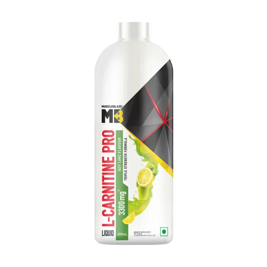 MuscleBlaze Liquid L-carnitine Pro -Triple Strength Formula, 3300 Mg - 30 Servings