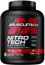 MuscleTech NitroTech Performance Series Whey Protein - 4 Lbs (1.81Kg) (Pack of 2) - Nutristar