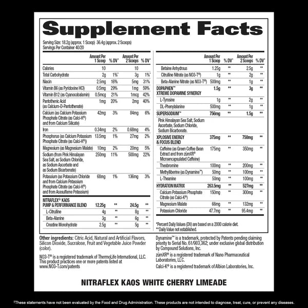 GAT Nitraflex Kaos - 40 Servings
