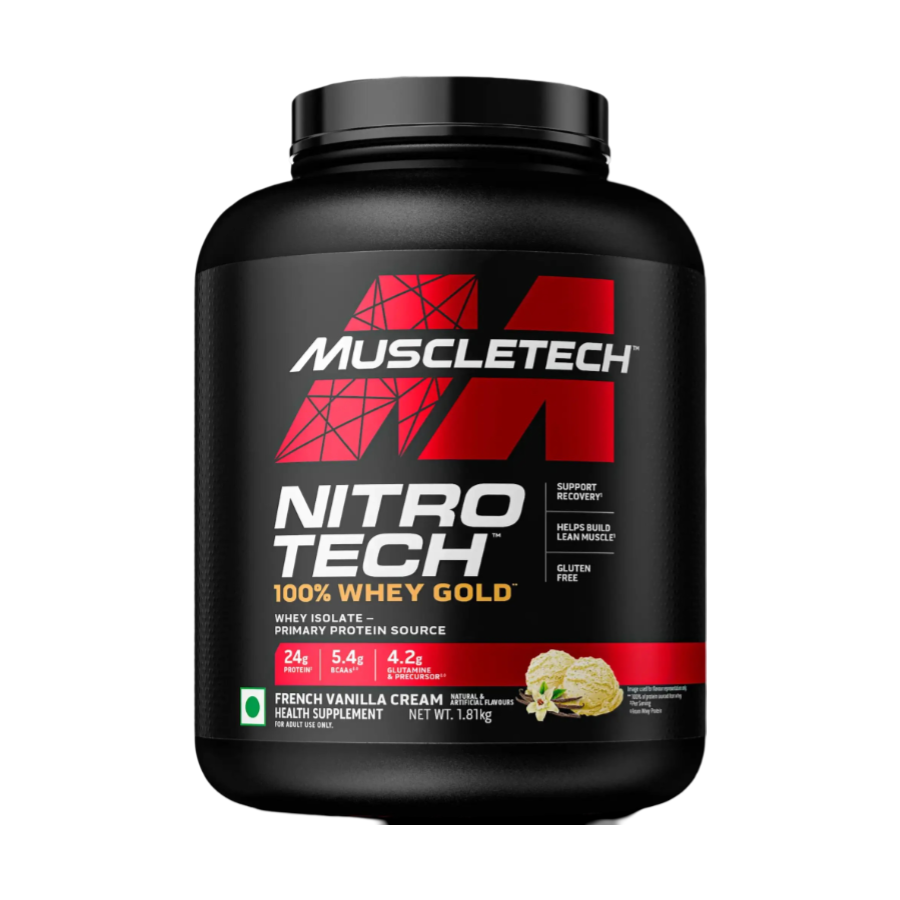 Muscletech Nitrotech Whey Gold - 4 Lbs (1.81 Kg) - Nutristar