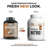 Ripped Up Nutrition Premium Nitro Whey Protein | Lean Muscle Support & Recovery | 1.81Kg, 45 Servings