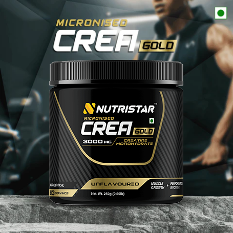 Nutristar Micronized CREA Gold Creatine Monohydrate 250g - 83 Servings