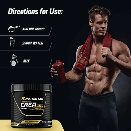 Nutristar Micronized CREA Gold Creatine Monohydrate 250g - 83 Servings
