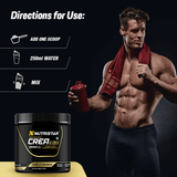 Nutristar Micronized CREA Gold Creatine Monohydrate 250g - 83 Servings