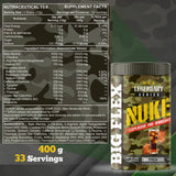 Bigflex Nuke Pre-Workout Powder | Energy & Workout Support | 400g (33 Servings)
