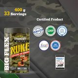 Bigflex Nuke Pre-Workout Powder | Energy & Workout Support | 400g (33 Servings)