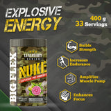 Bigflex Nuke Pre-Workout Powder | Energy & Workout Support | 400g (33 Servings)