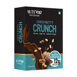 NUTS'MOR Protein Bar – 12g Protein Per Bar (Pack of 6, 300g) | No Added Sugar | 100% Veg | With Vitamins, Minerals & Fibre