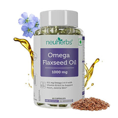 Neuherbs Omega Flaxseed Oil 1000mg - 60 Cap