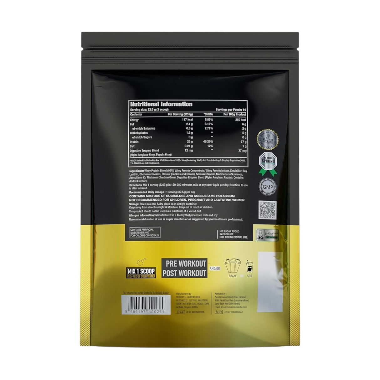 One Science Premium Whey Protein - 1 Lbs