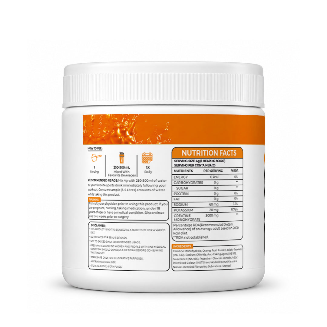 Ripped Up Nutrition Creatine Monohydrate | Strength and Performance Support | 100gm