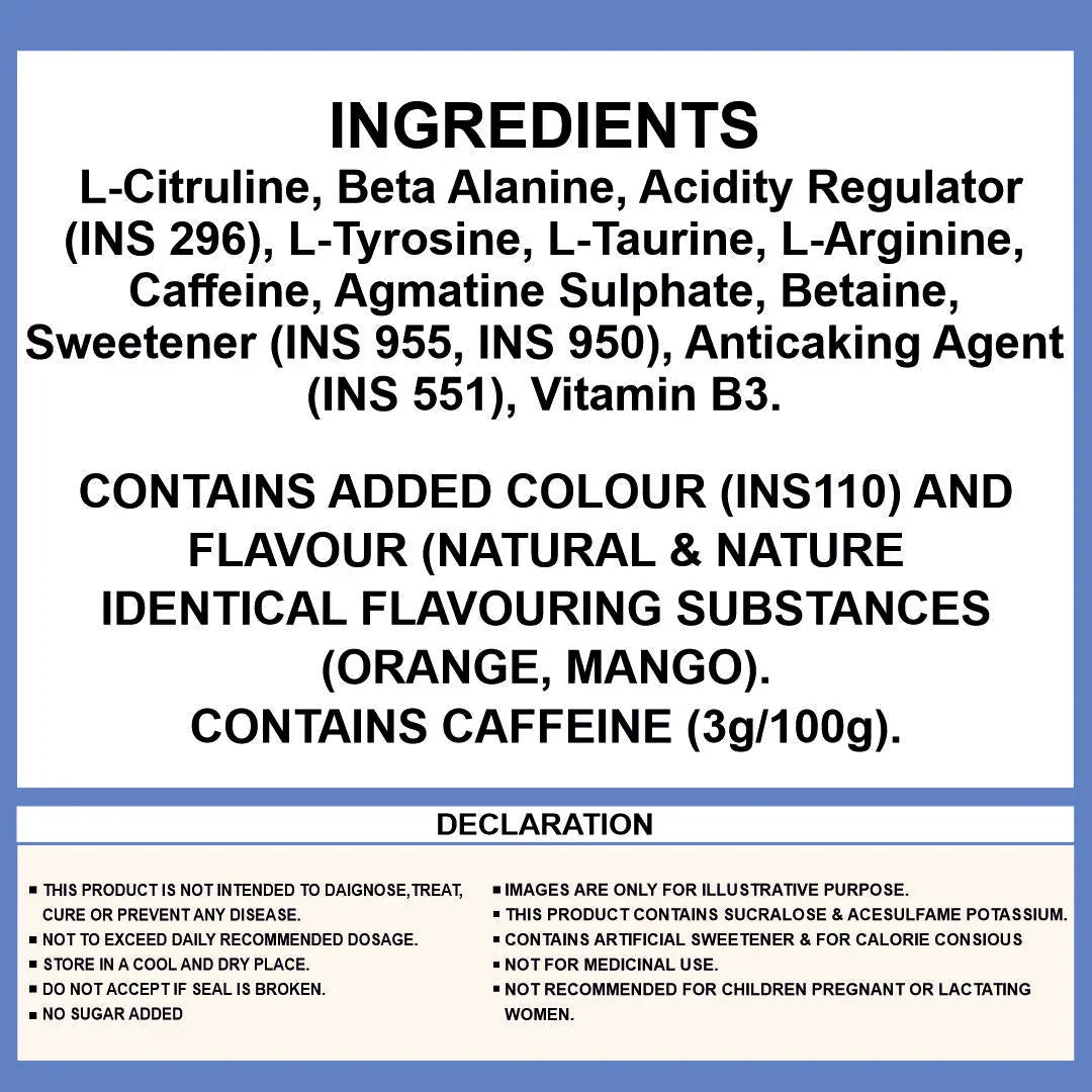 Ripped Up Nutrition Liquid L-Citrulline + L-Arginine + Taurine 450ml, 30 Servings