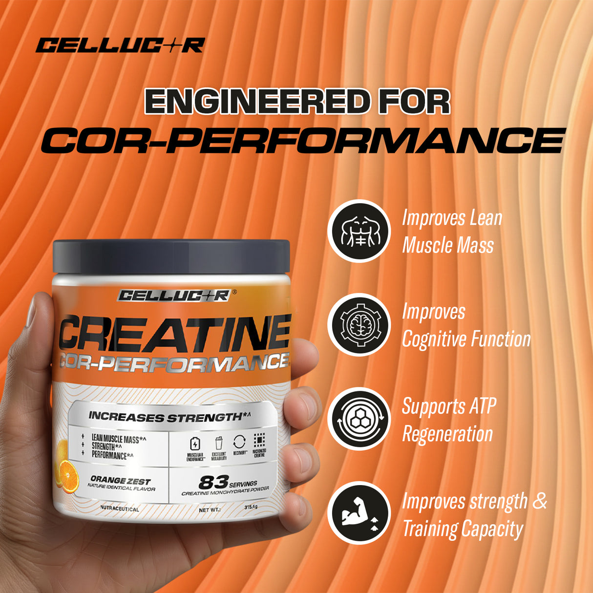 Cellucor Creatine Cor-Performance - 83 Serving | 315g