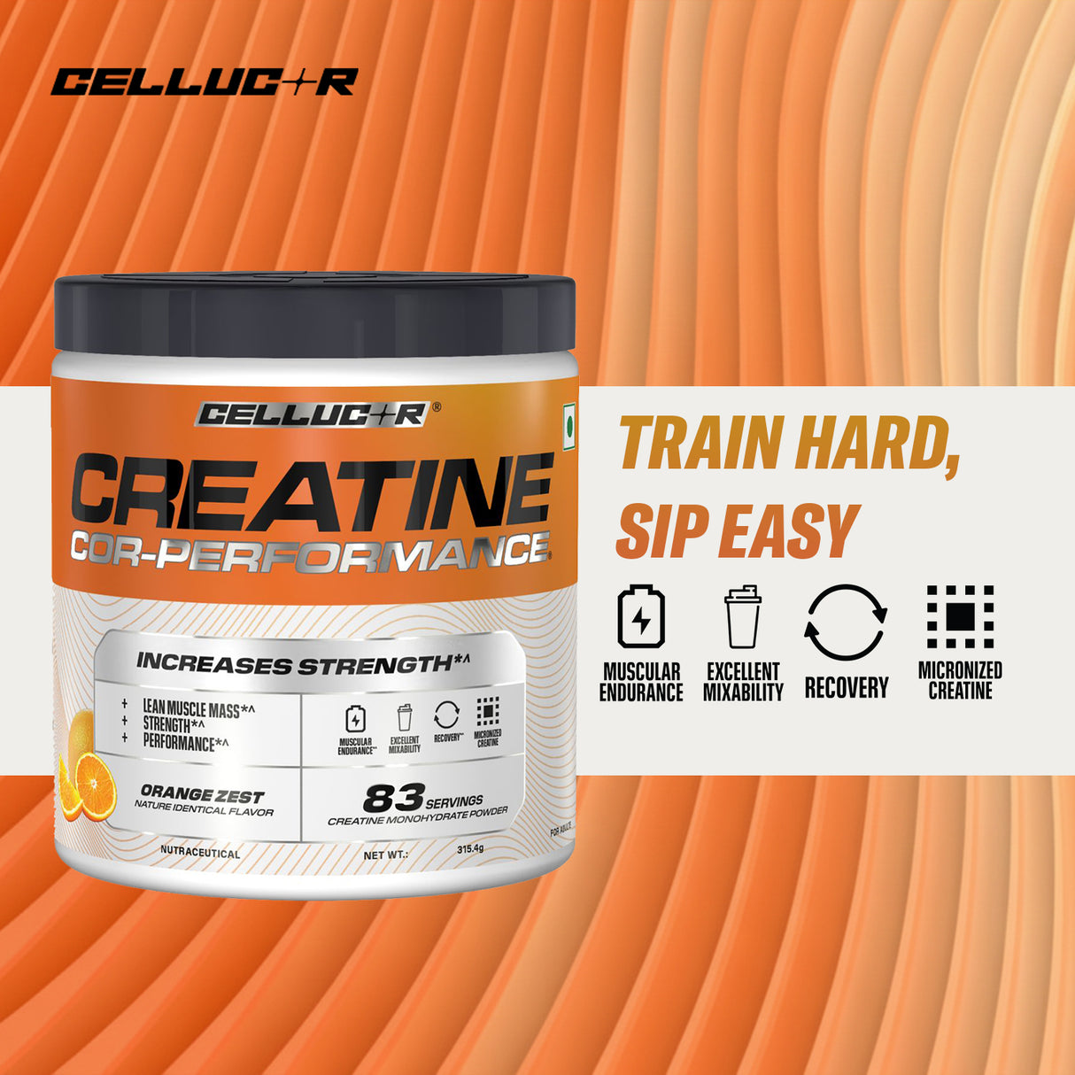 Cellucor Creatine Cor-Performance - 83 Serving | 315g