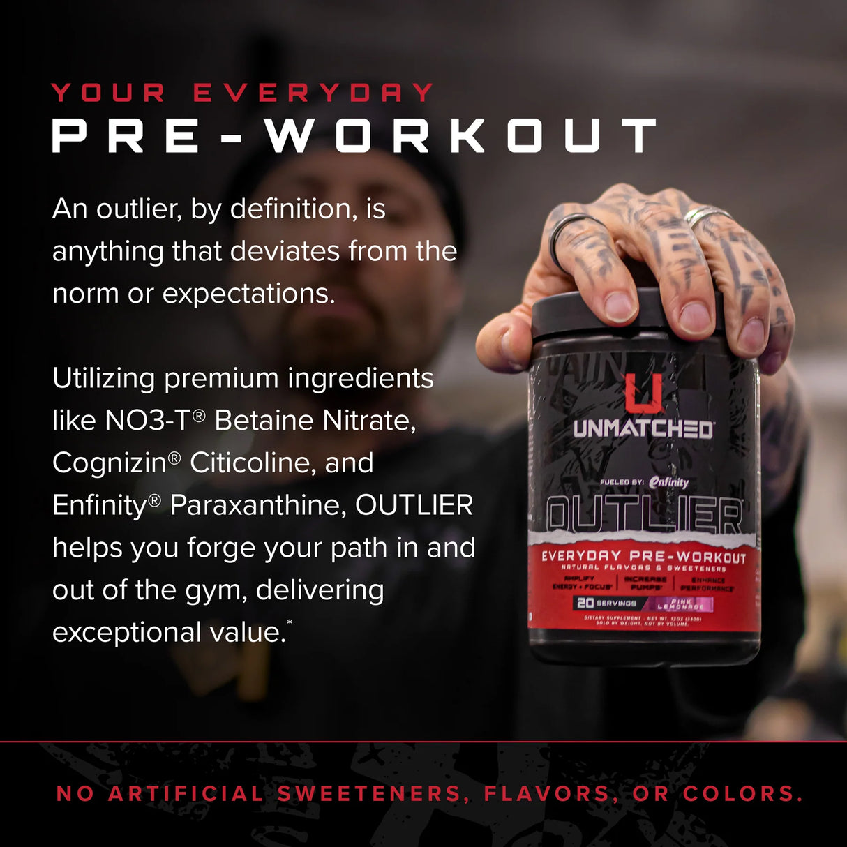 Unmatched Outlier Pre-Workout, 20 Servings