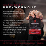 Unmatched Outlier Pre-Workout, 20 Servings