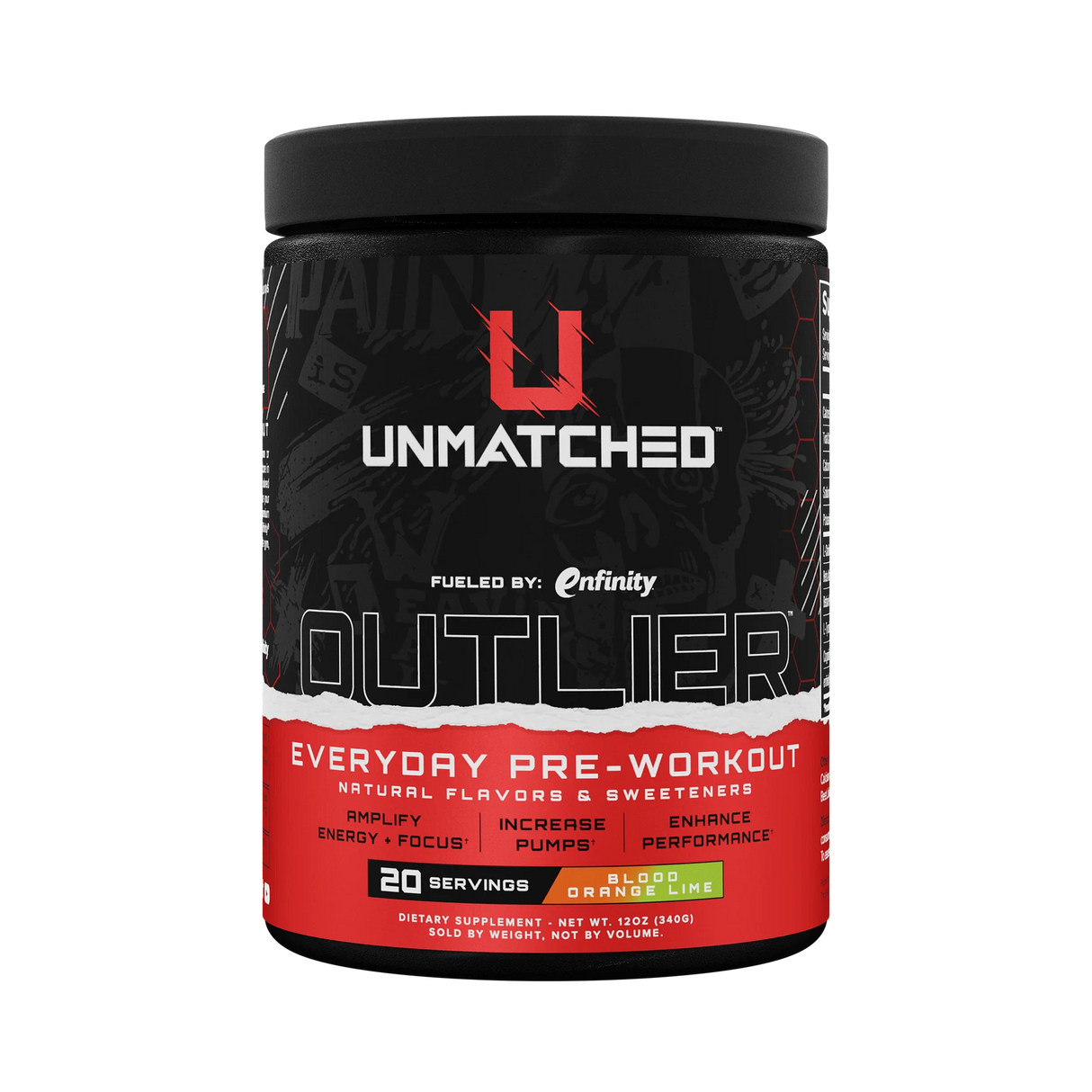 Unmatched Outlier Pre-Workout, 20 Servings