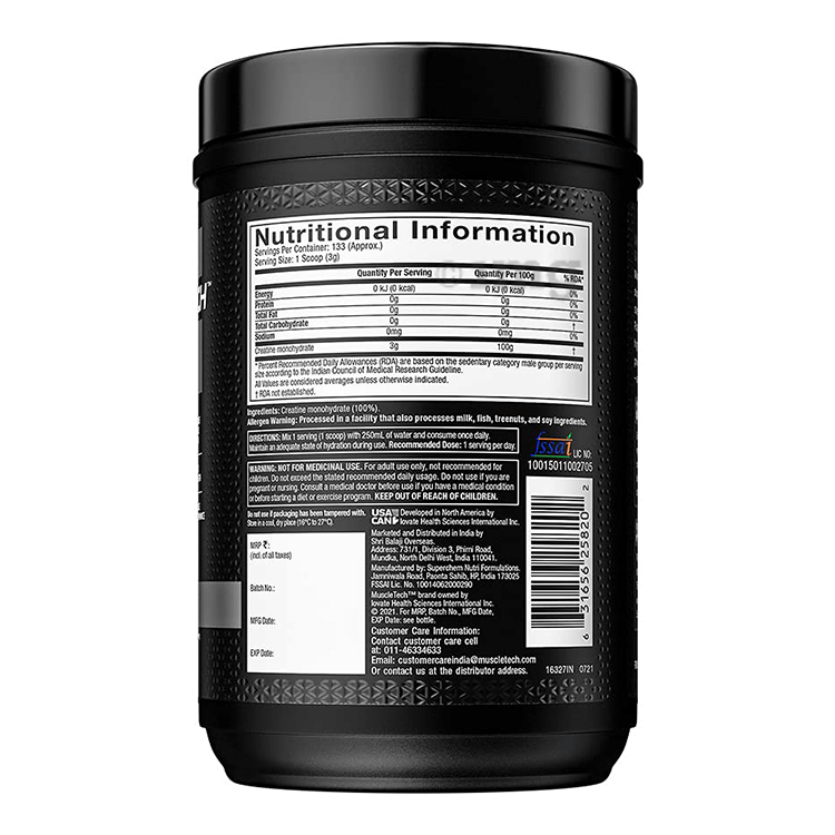 Muscletech Creatine Essential Series - 400 Gms