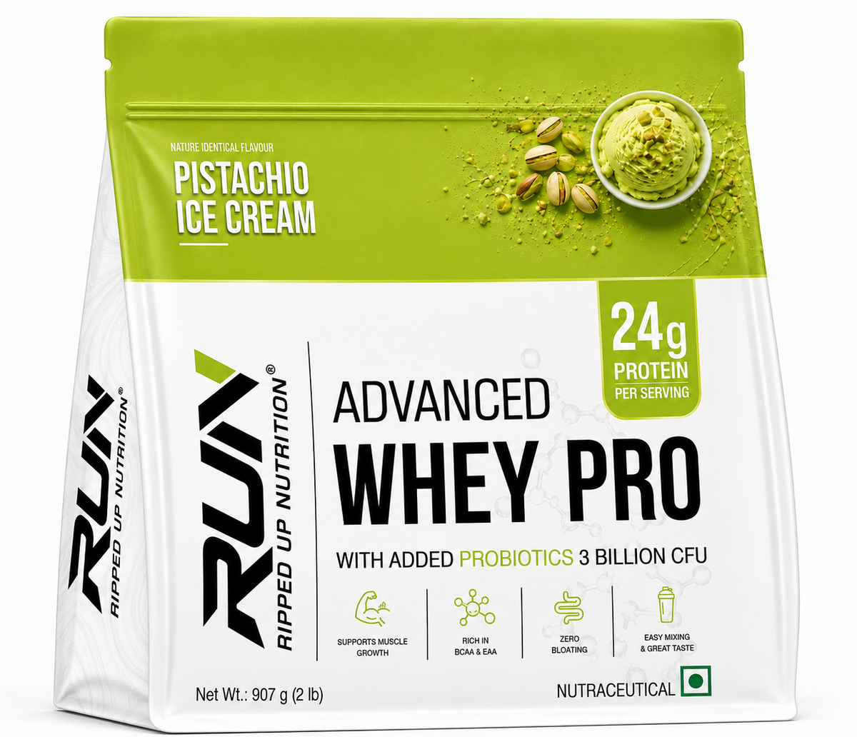 Ripped Up Nutrition Whey Pro (Trustified) | 24g Protein, 0g Sugar | 907g, 26 Servings