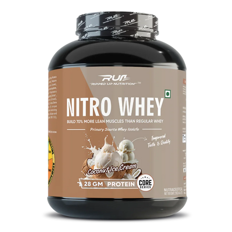 Ripped Up Nutrition Premium Nitro Whey Protein 2Kg, 50 Servings