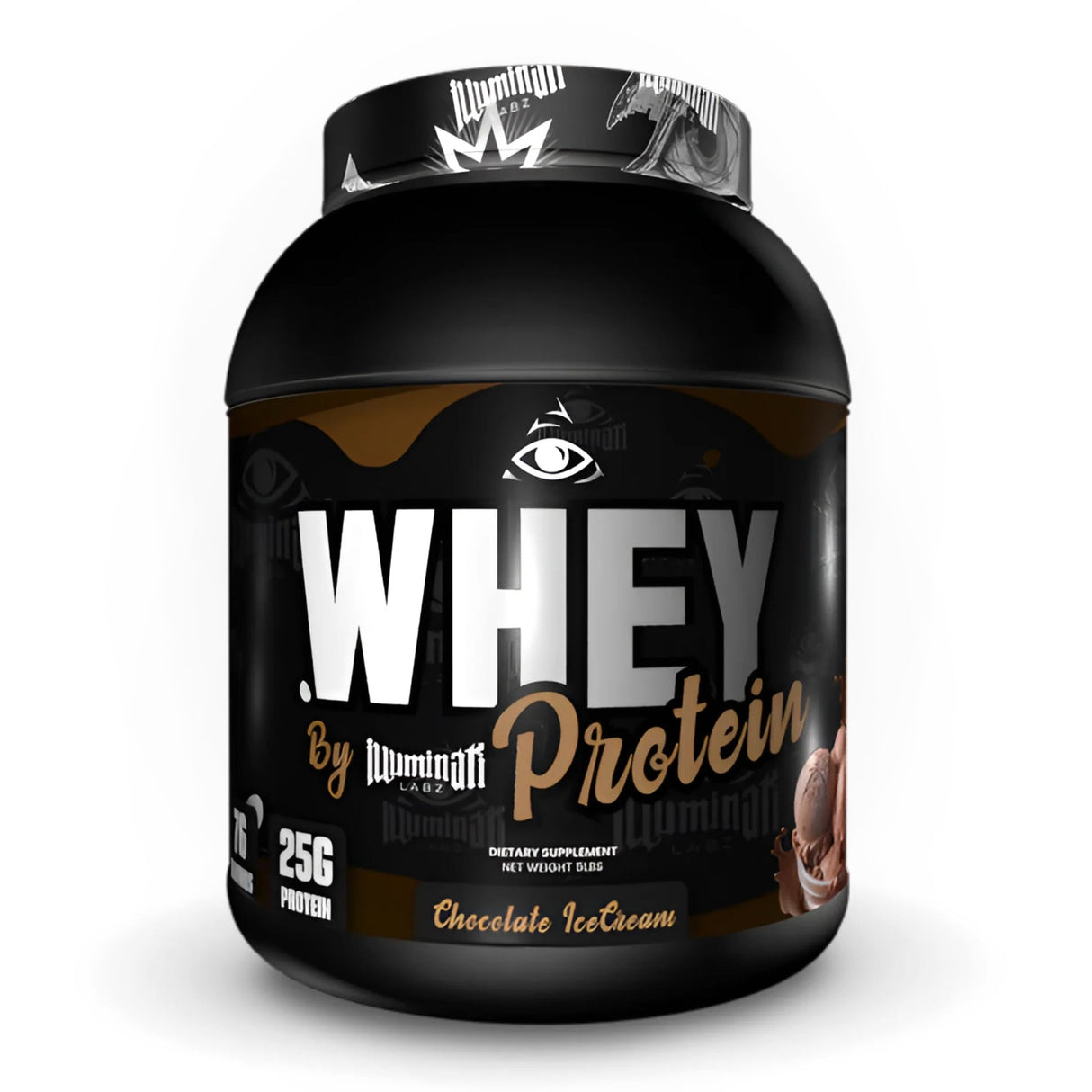 Illuminati Labz Whey Protein Powder 25g Protein | 5 lb (75 Servings)